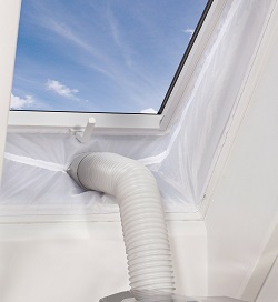 Těsnění oken pro mobilní klimatizace